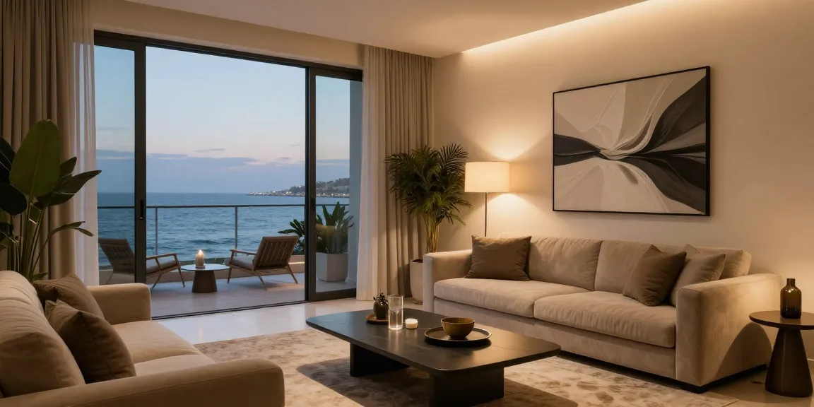 Dramatic view of a luxurious, discreet apartment in Haifa, perfect for דירות דיסקרטיות בחיפה experiences.