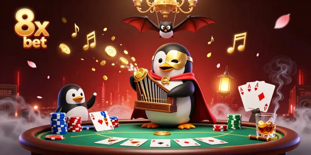 Experience excitement at 8x bet with unique characters, rich gaming elements and vivid 3D scenery.