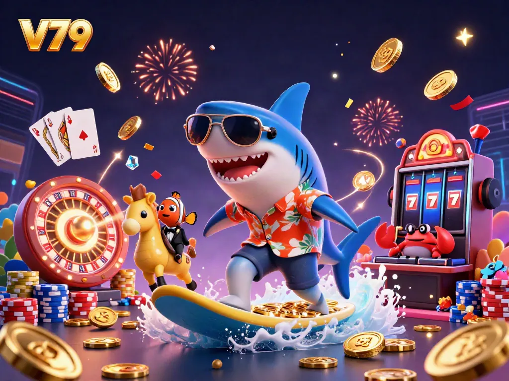 V79 mang đến trải nghiệm chơi game đầy màu sắc với cá mập và các phần thưởng hấp dẫn