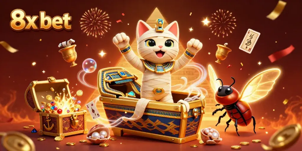 Experience thrilling entertainment at 8x bet with vibrant casino gaming elements and rich 3D visuals.