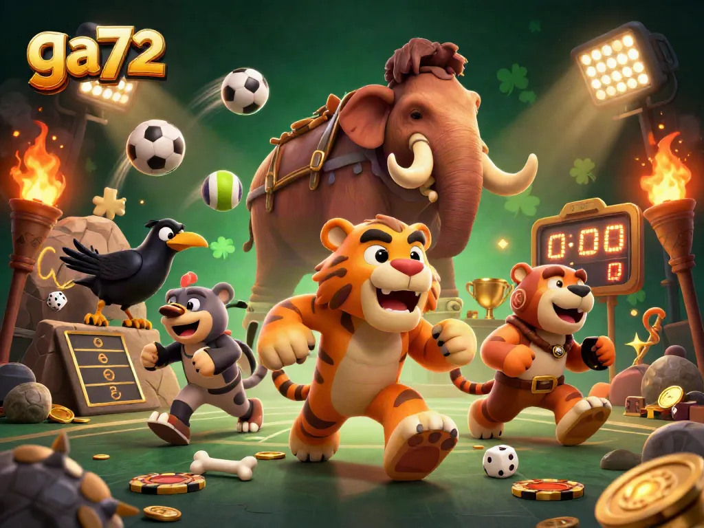 Experience thrilling betting and dynamic sports action with ga72 at a prehistoric casino.