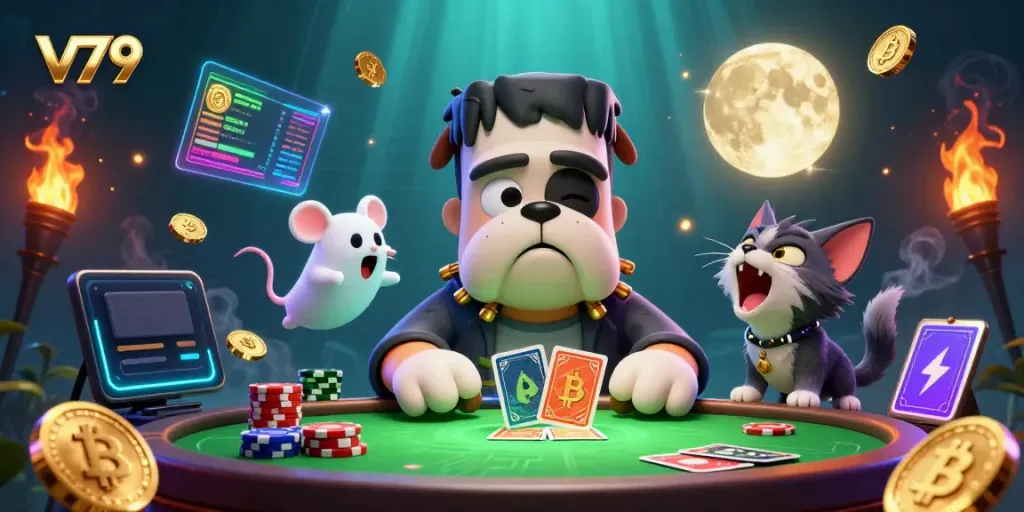 V79 - Trải nghiệm đánh bài tại sảnh game với chó Frankenstein và cú mèo mà bạn không thể bỏ qua.